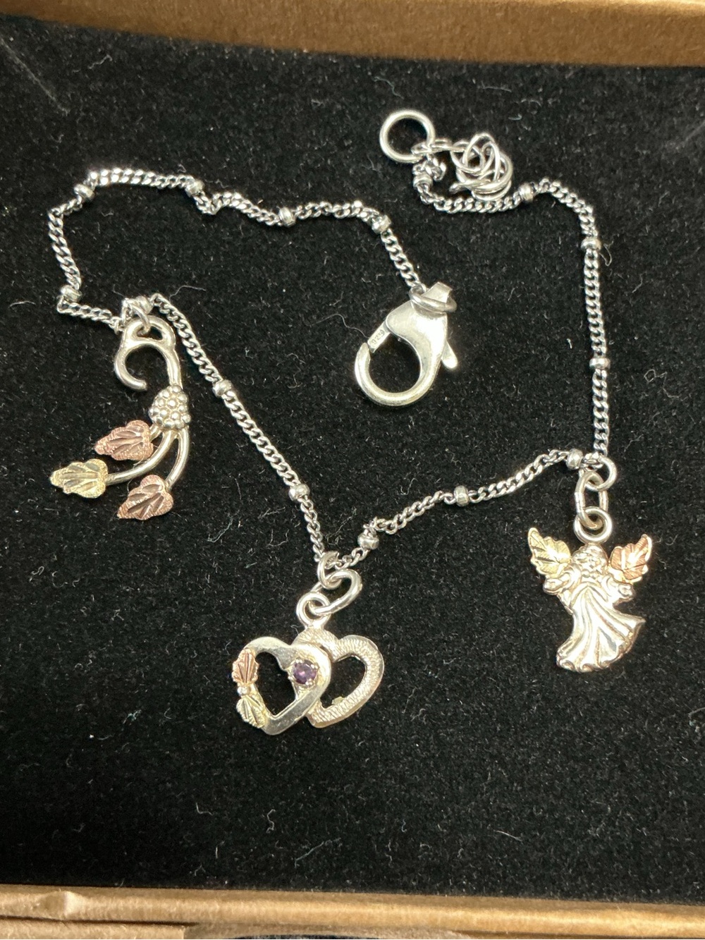 Bespoke Black Hills Gold Charm Bracelet